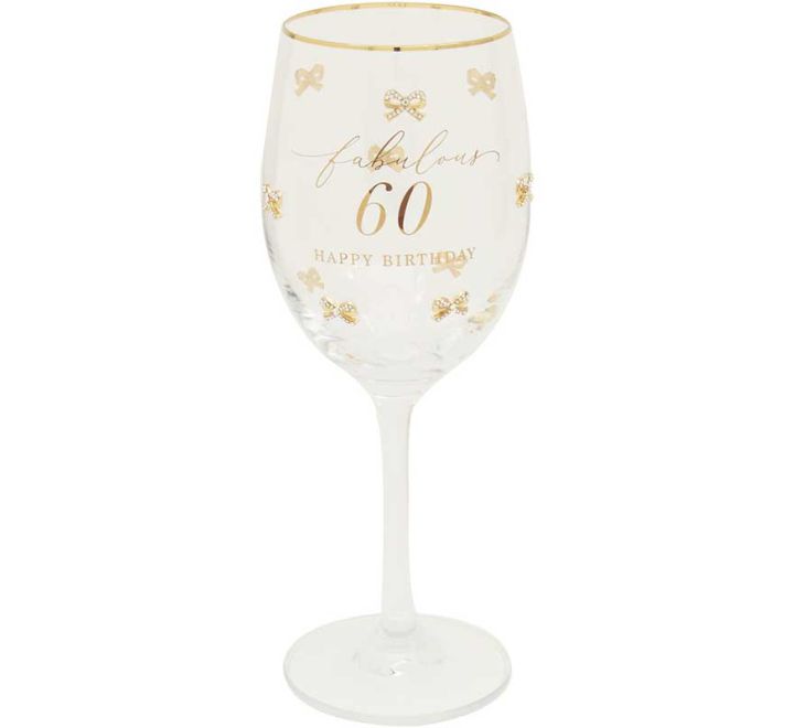 MADELAINE 60TH WINE GLASS