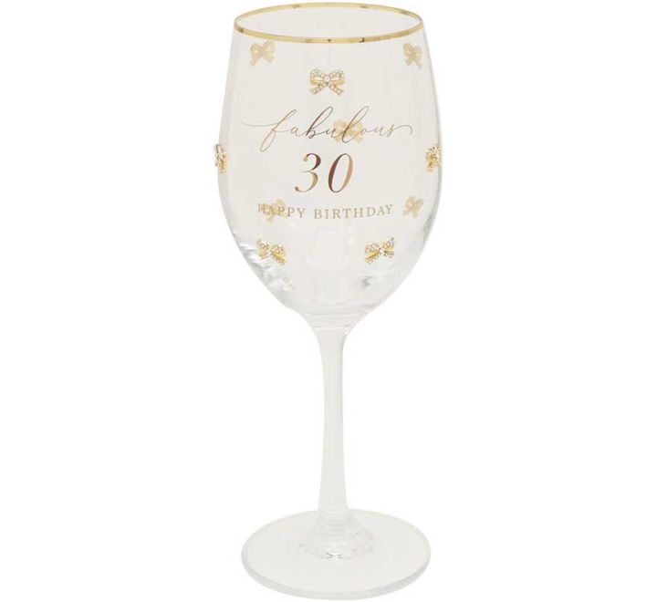 MADELAINE 30TH WINE GLASS