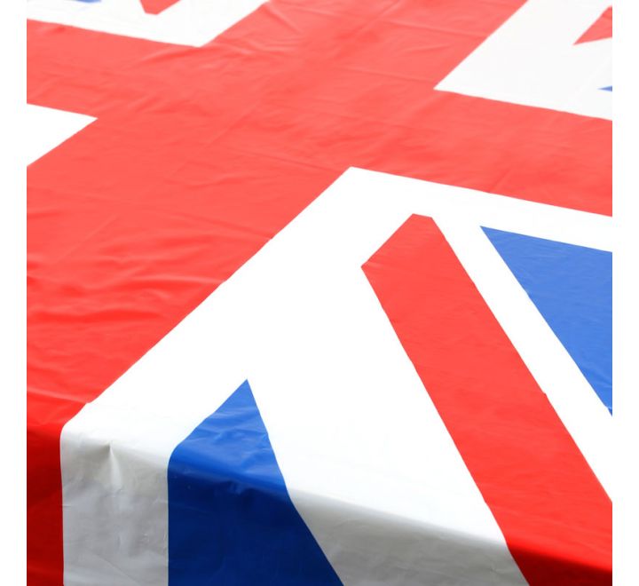 180X110CM UNION JACK PVC TABLECOVER