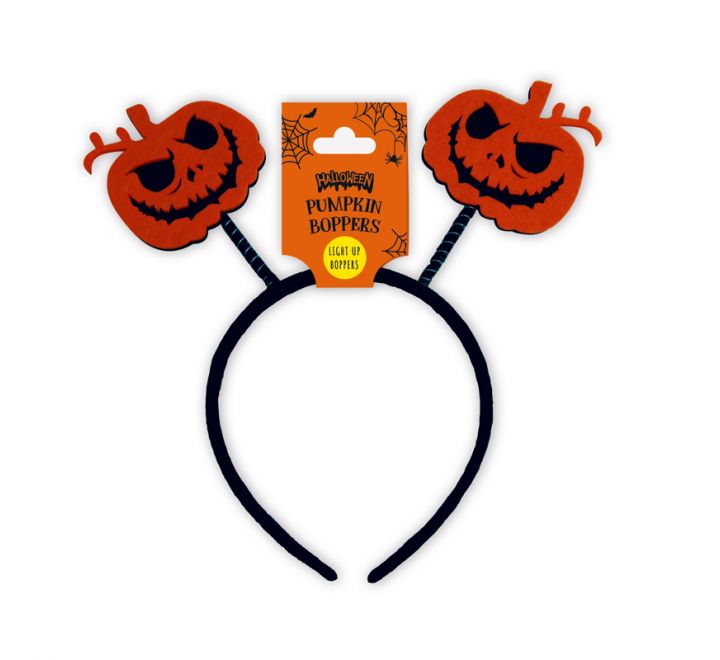 Pumpkin Light Up Head Boppers