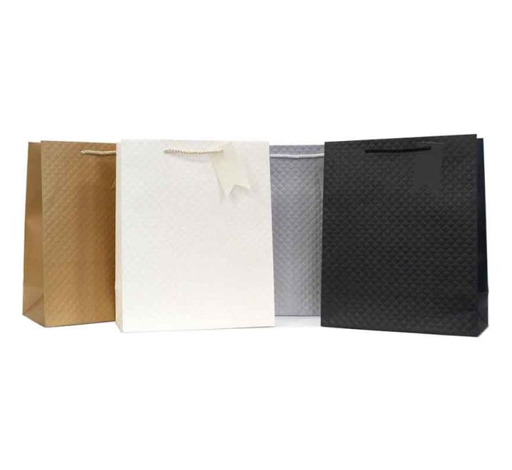 EMBOSSED FOIL CLASSICS MEDIUM GIFT BAG