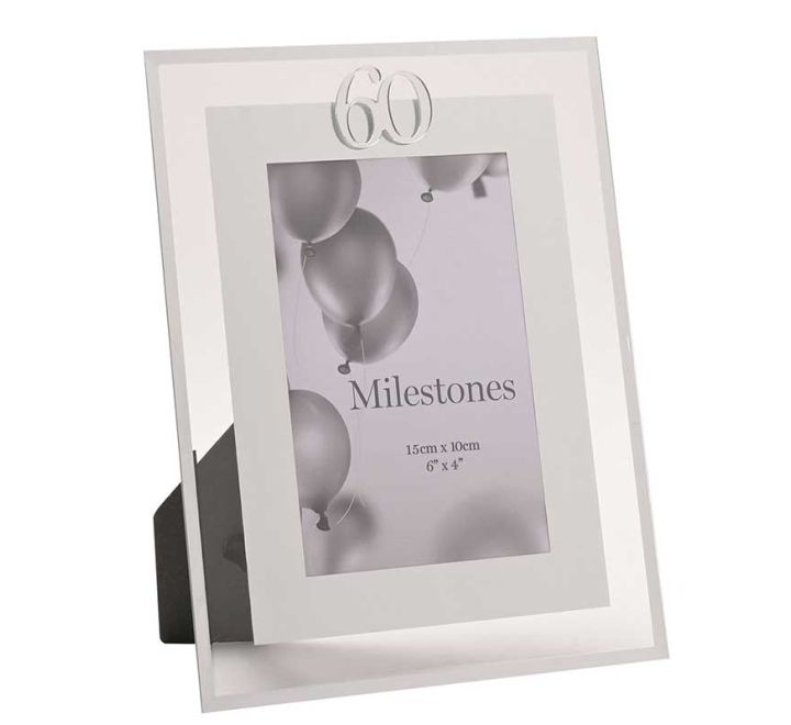 Milestones Mirror Border Frame 4" x 6" - 60