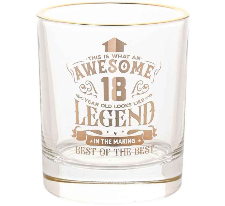 18 YEARS HARVEY MAKIN LEGEND TUMBLER GLASS