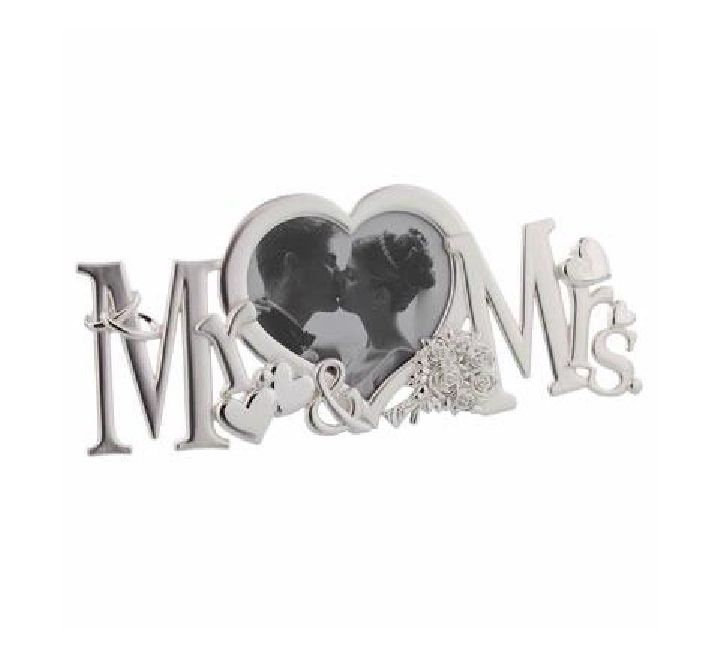 SILVERPLATED MR & MRS FRAME