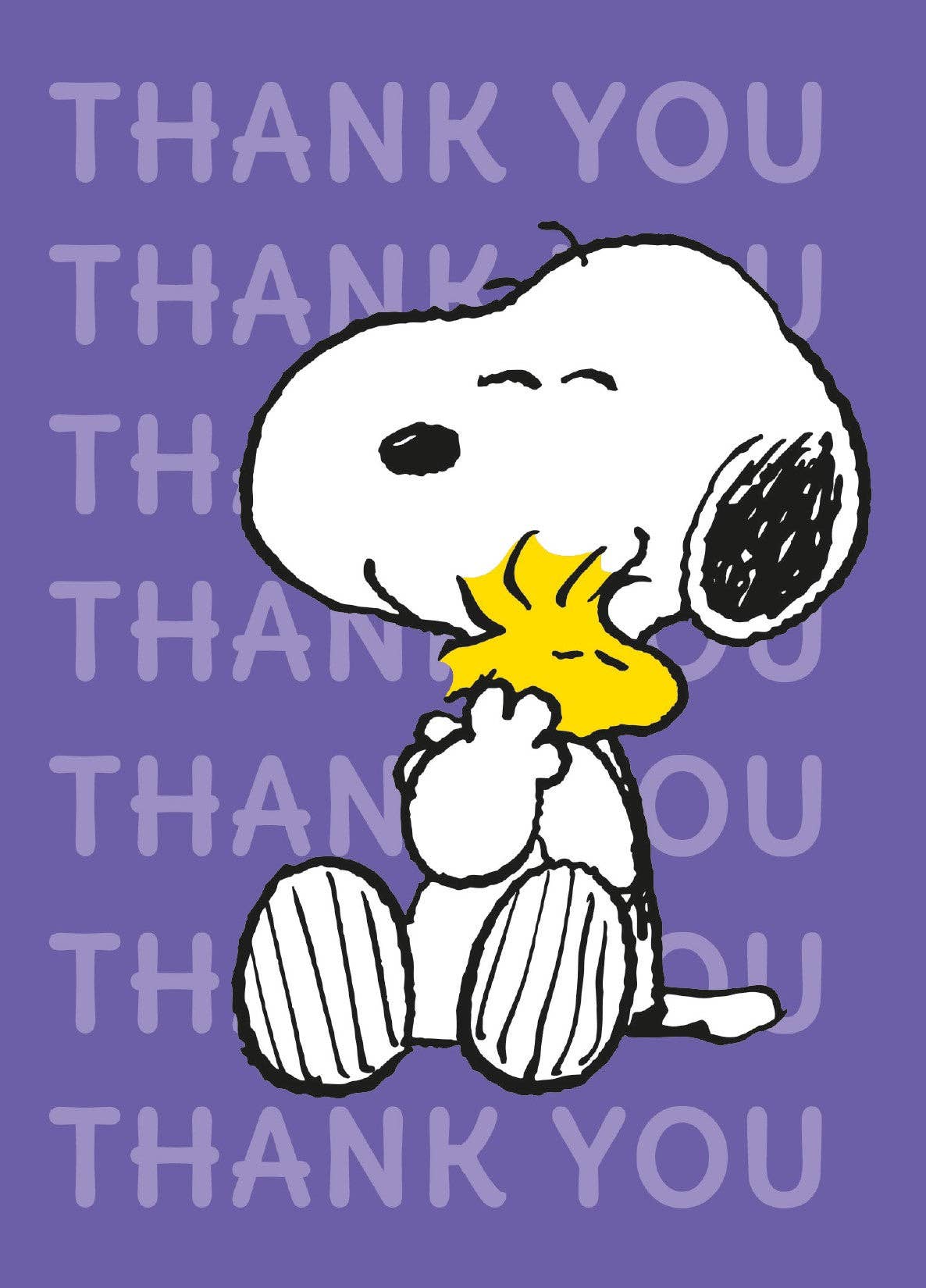 Peanuts Snoopy Thank You Card