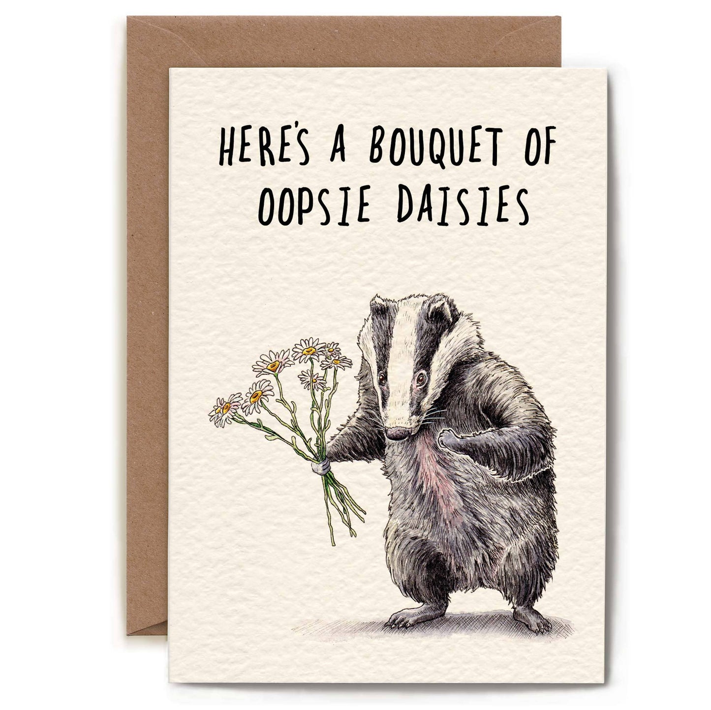 Oopsie Daisies Card - Sorry Card - Apology Card
