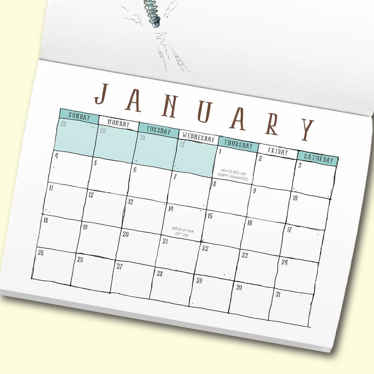 Mutts Nuts Calendar 2026 - Dogs Calendar
