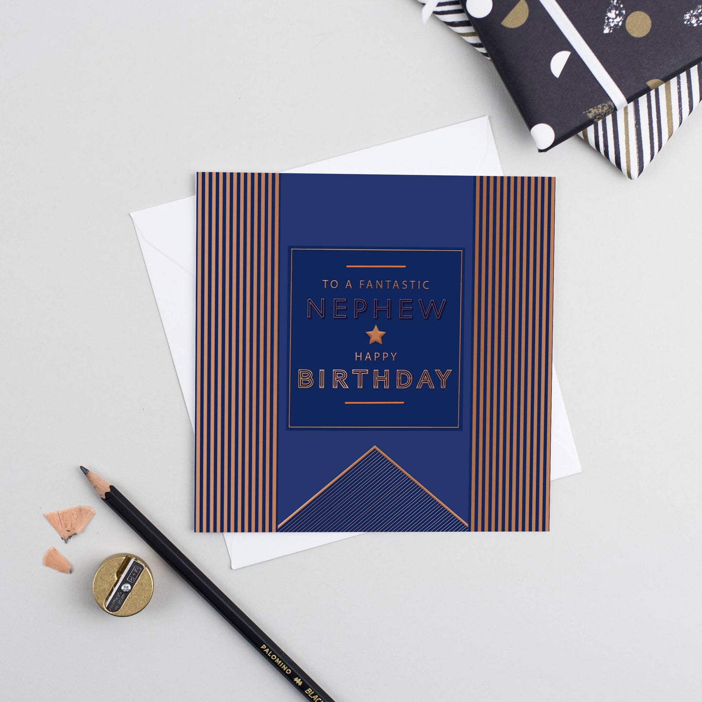 Pocket Square Nephew Birthday Card