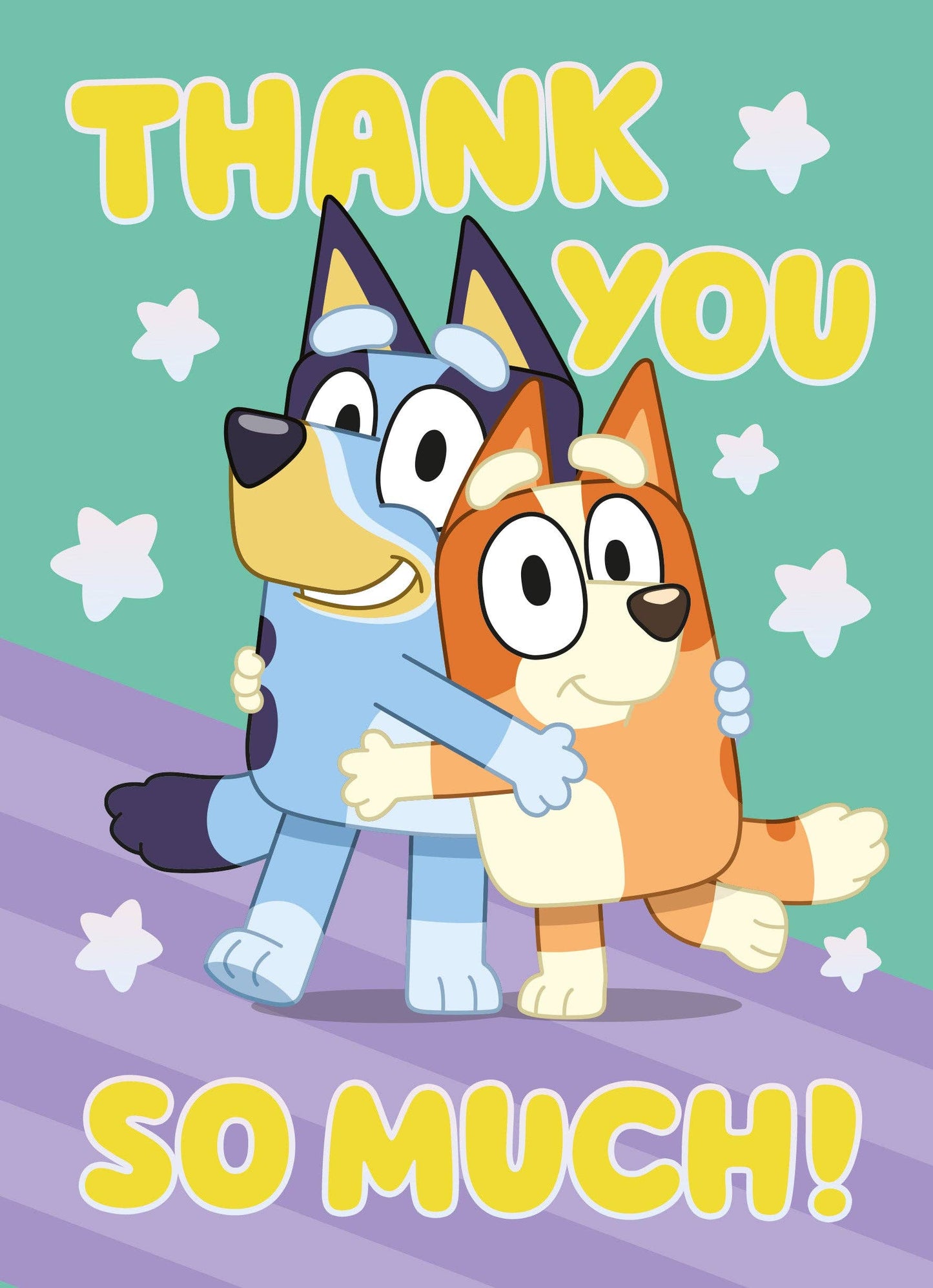 Bluey Thank You Card