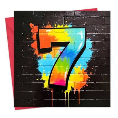 Age 7 Graffiti Style