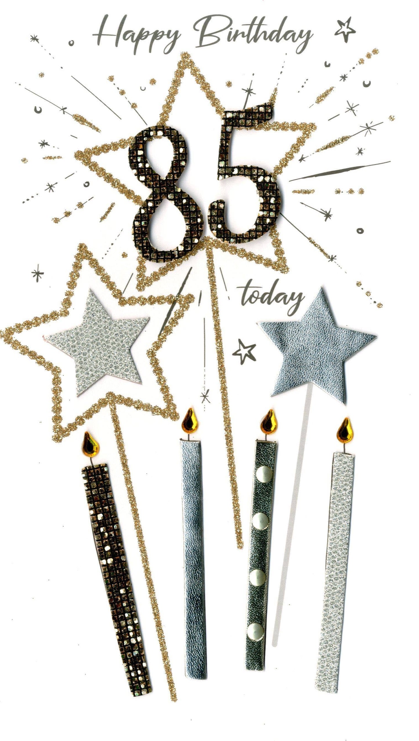 85th - Candles & Stars - Champagne - Second Nature