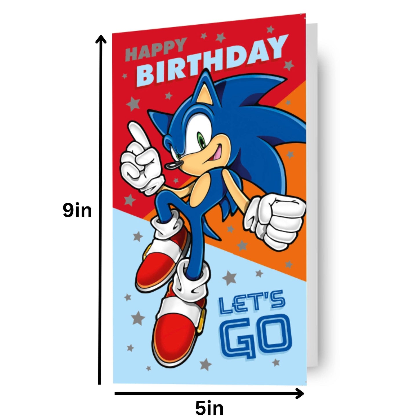 Sonic the Hedgehog 'Happy Birthday' Card