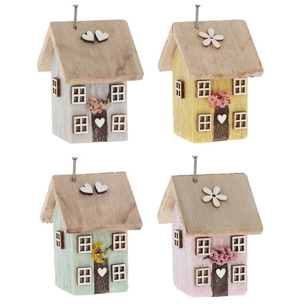 Spring Folk Art Single House Mini