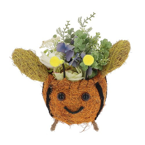 Cute Coir Planter Bee Small