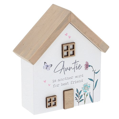 Sweet Meadow House Plaque Auntie