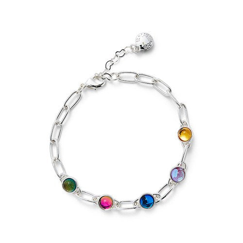 Glam Rox Stylish Silver Plated Bracelet