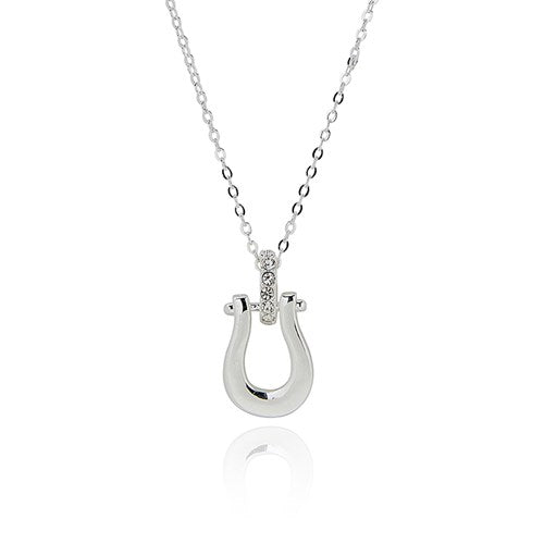 Equestrian Ornate Horseshoe Silver Plated
