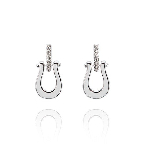 Equestrian Ornate Horseshoe Silver Plated