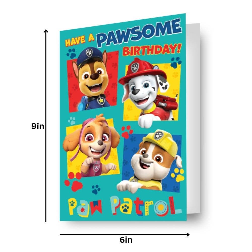 PAW PATROL LENTICULAR 3D-EFFECT CARD