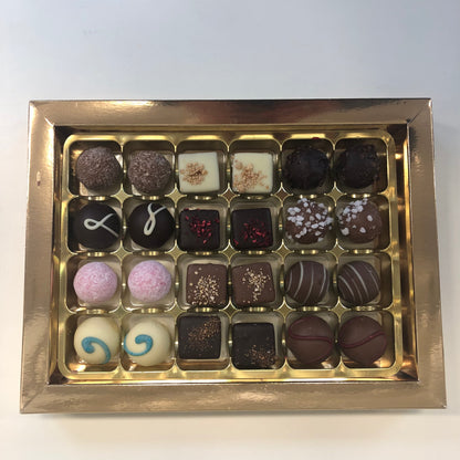 Select Your Own Black Luxury 24 Chocolate Gift Box