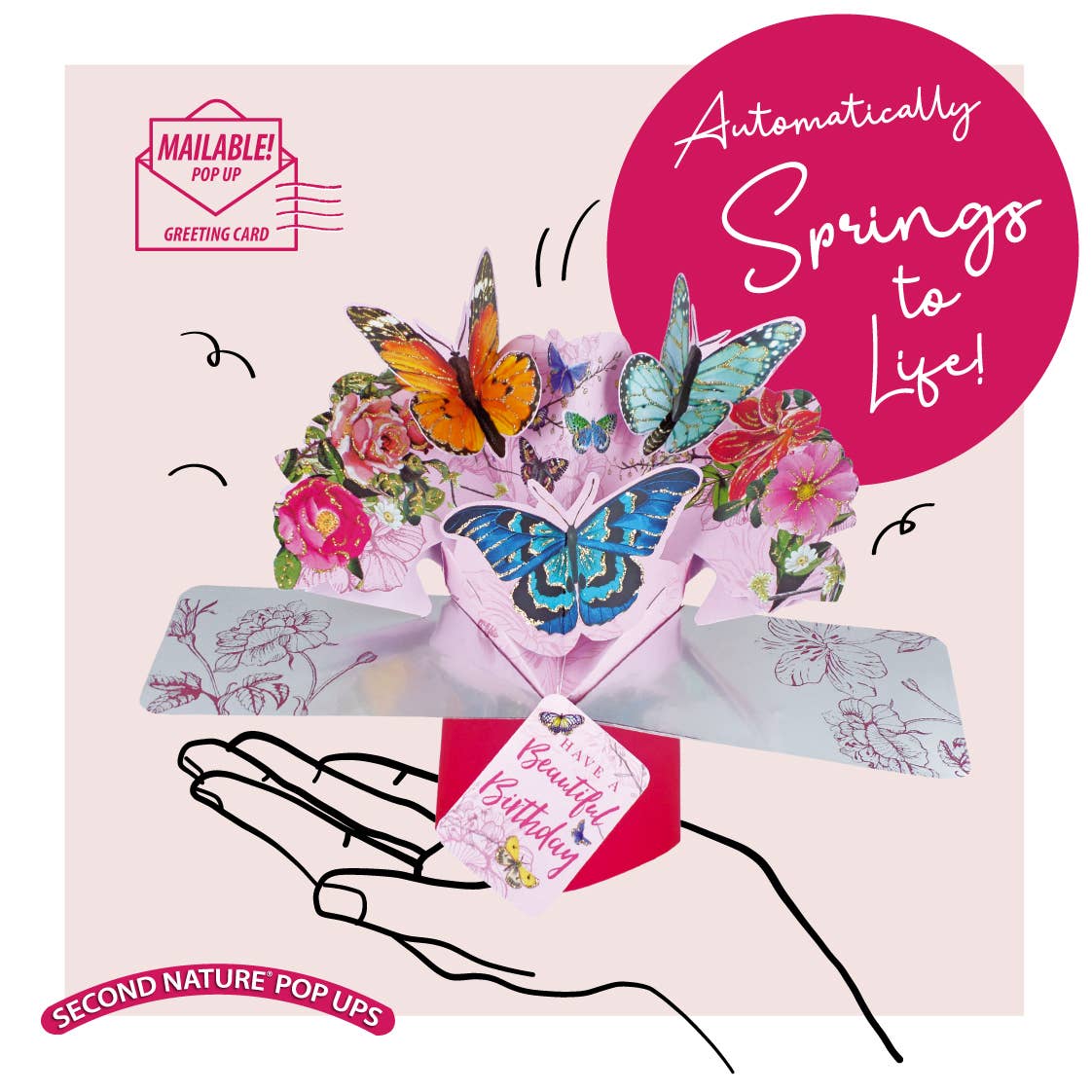 18th Birthday - Pop-Up's Greetings Card - Second Nature