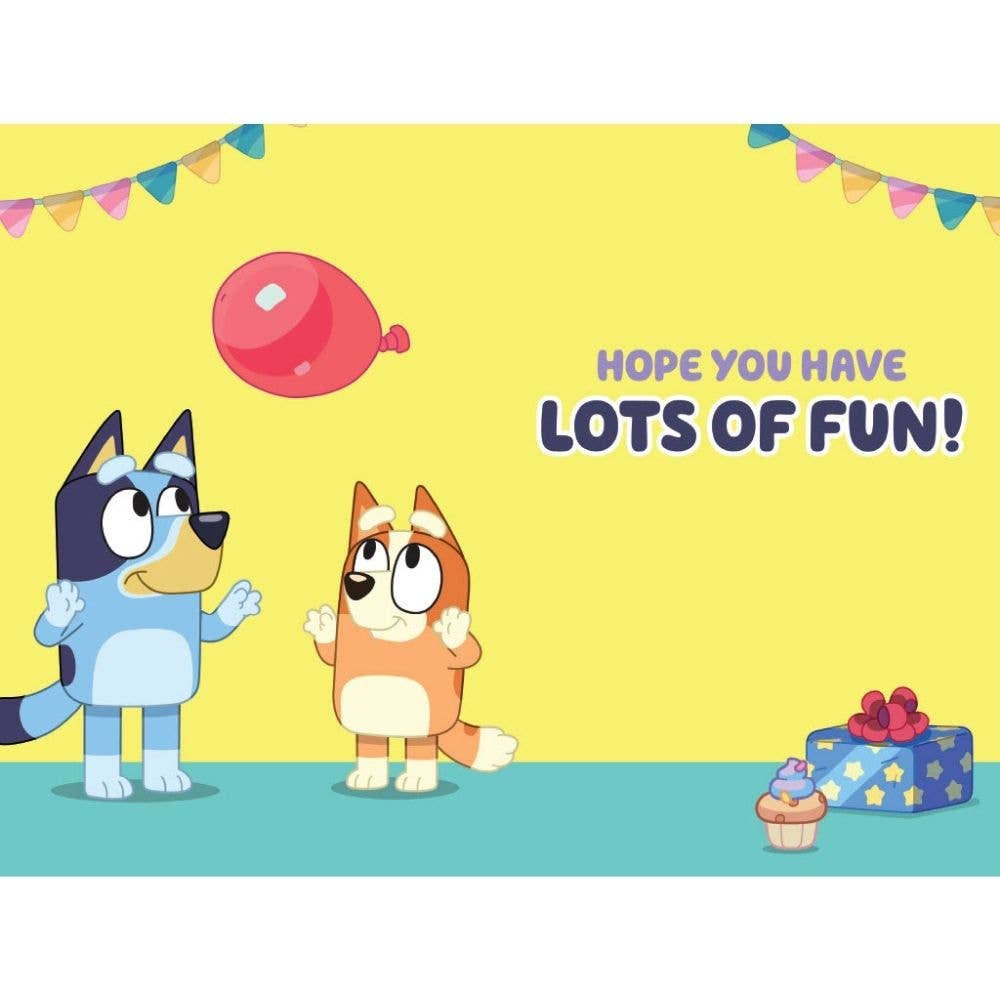 BLUEY LENTICULAR 3D-EFFECT CARD