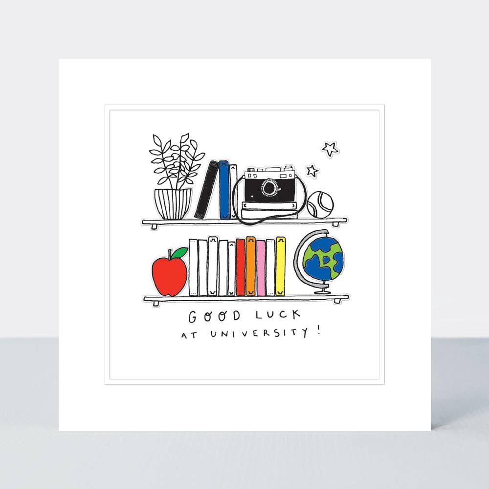 Pocket Rocket - Good Luck at University - Greetings Card