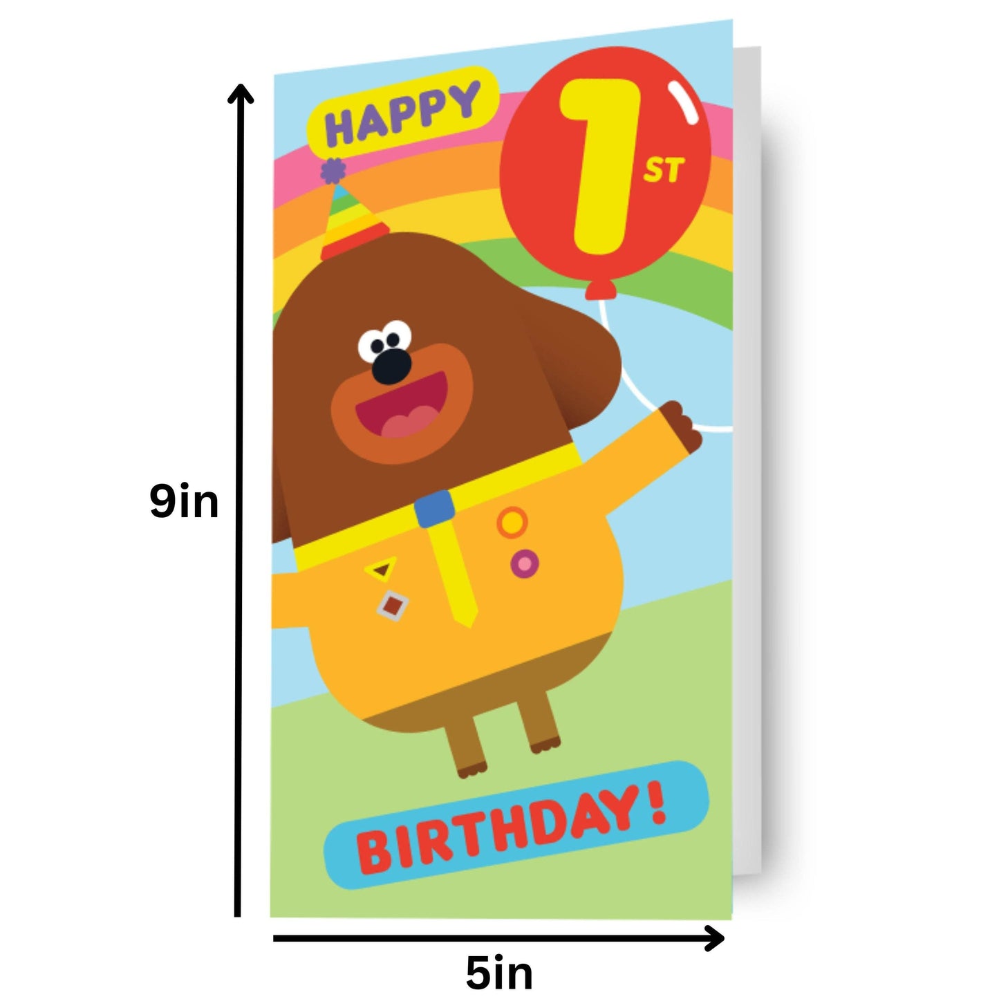 Hey Duggee Age 1 Birthday Card