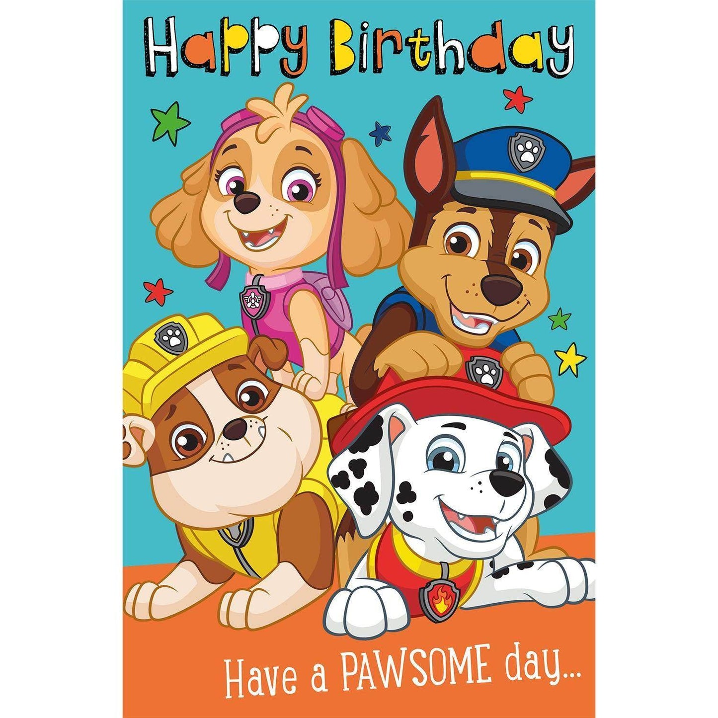 Paw Patrol Birthday Card