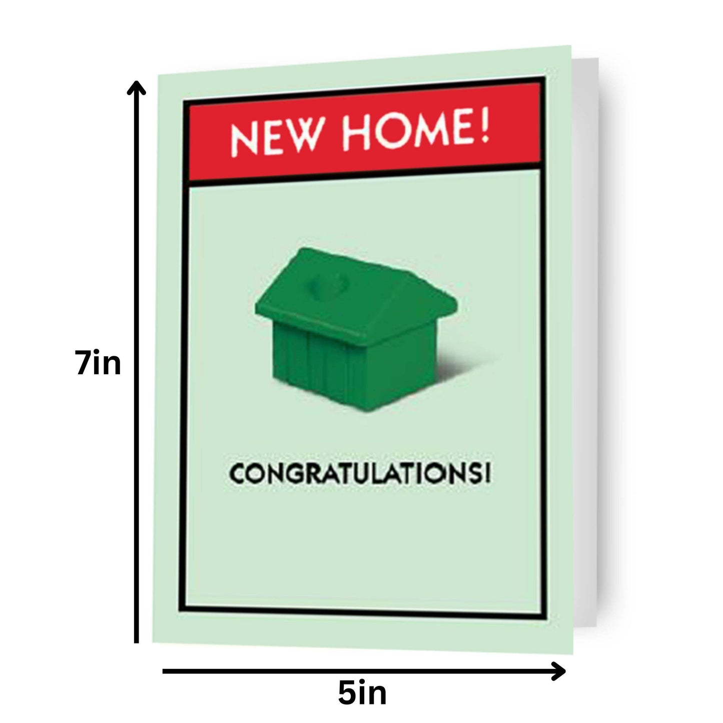 Hasbro Monopoly 'New Home' Card