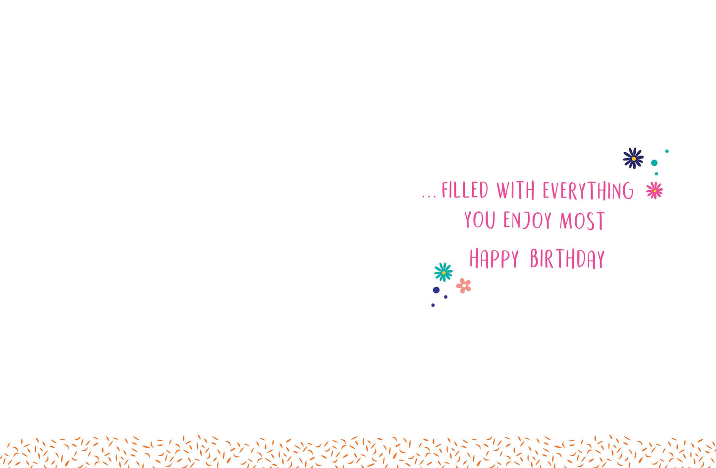 Birthday Card, Auntie, Text On Navy