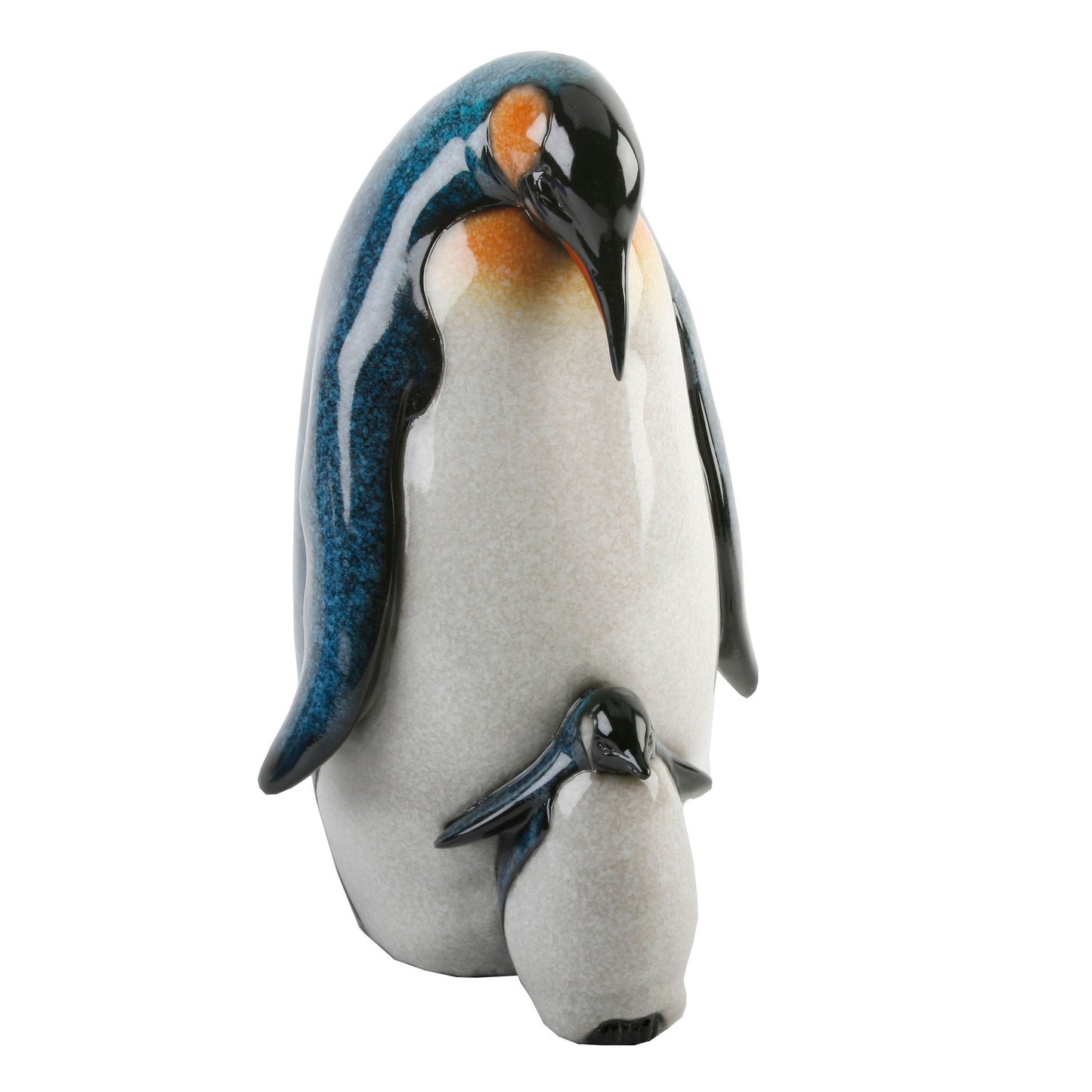 Naturecraft Polished Stone Effect - 2 Penguins 30cm
