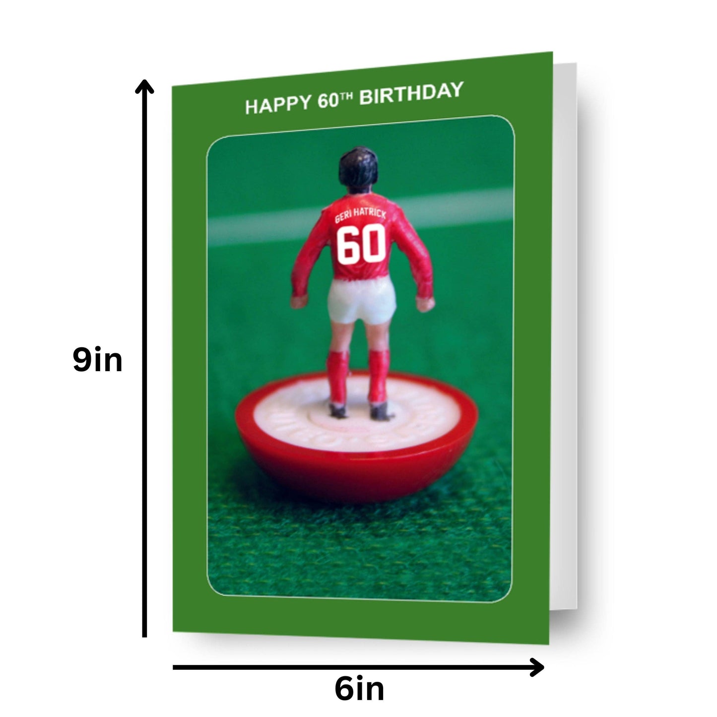 Subbuteo Age 60 Birthday Card