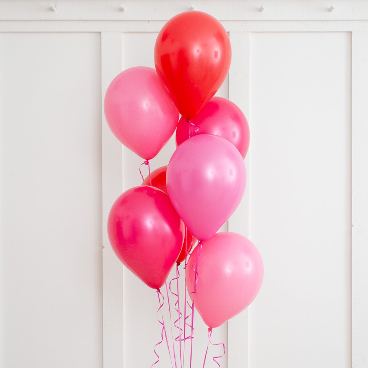 Pink Raspberry Latex Balloon Bouquet (Helium Filled)