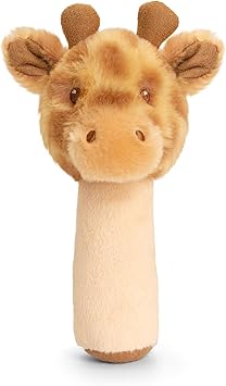 14cm Keeleco Huggy Giraffe Stick Rattle