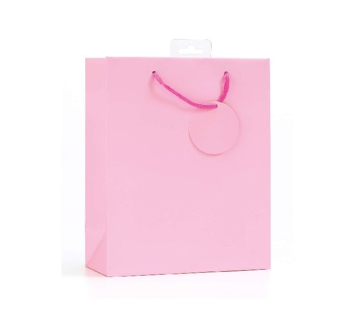 PLAIN PINK LARGE G/BAG