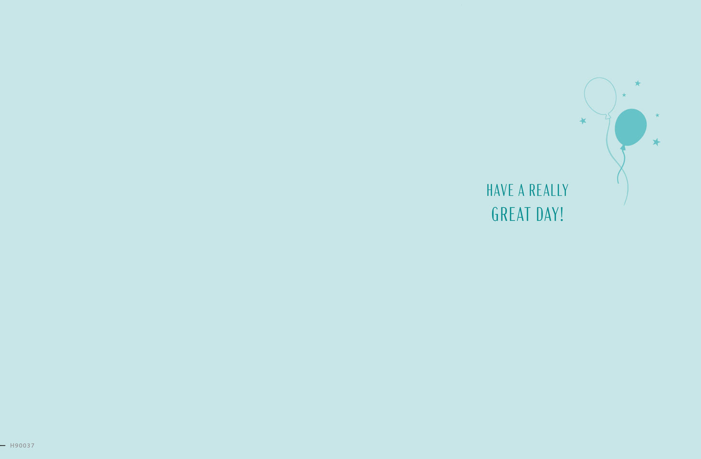 Birthday Card, Cousin M, Presents On Blue Pattern