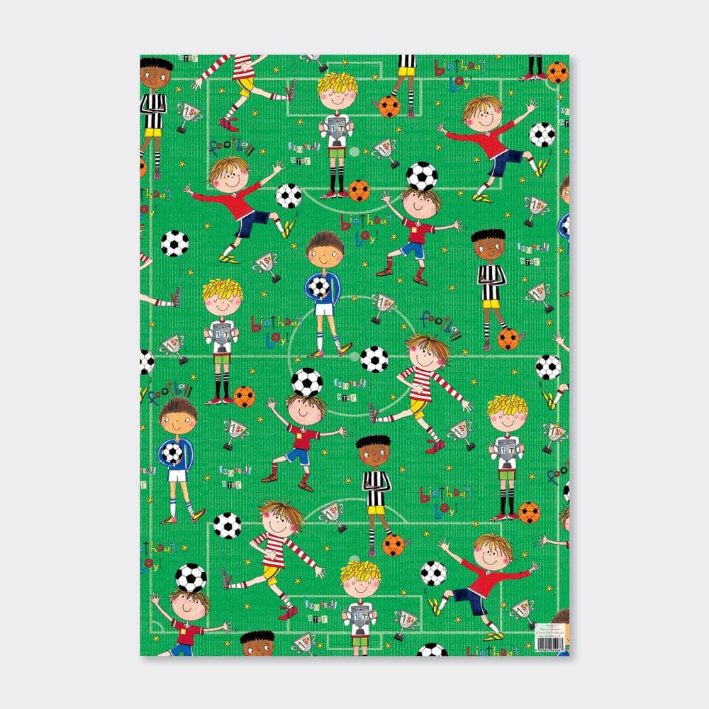 Gift Wrap Sheets - Football