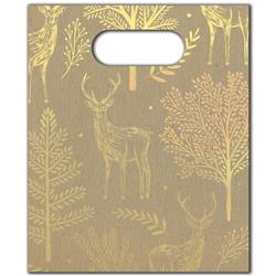 Eco Kraft Stag Medium Bag-Xmas General (605)