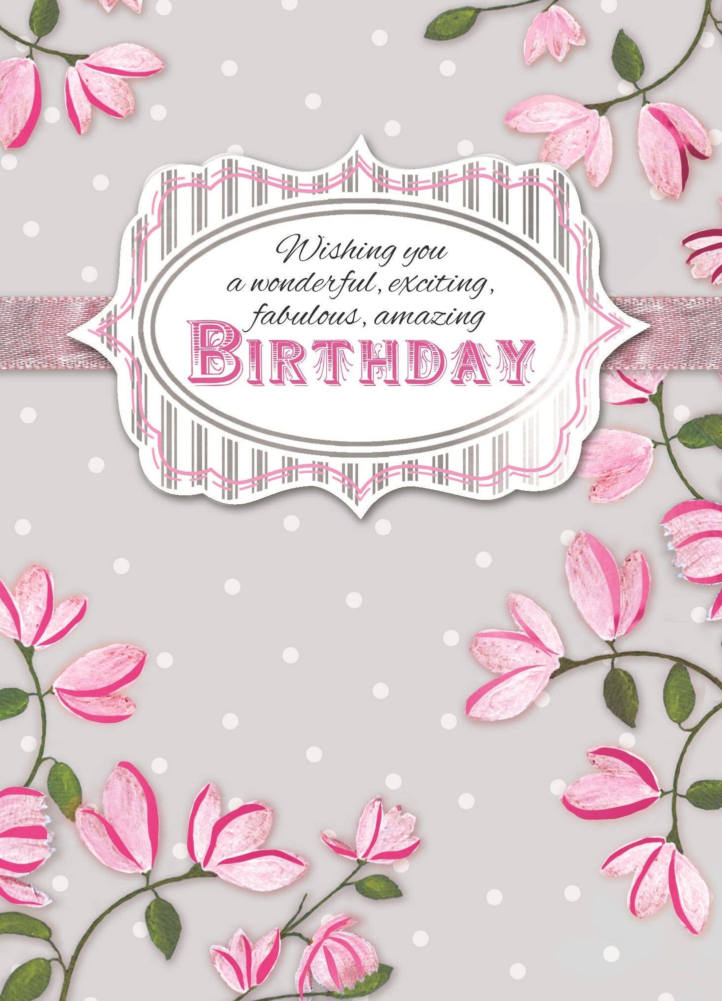 Pink Blossoms With Plaque - Yours Truly - Second Nature