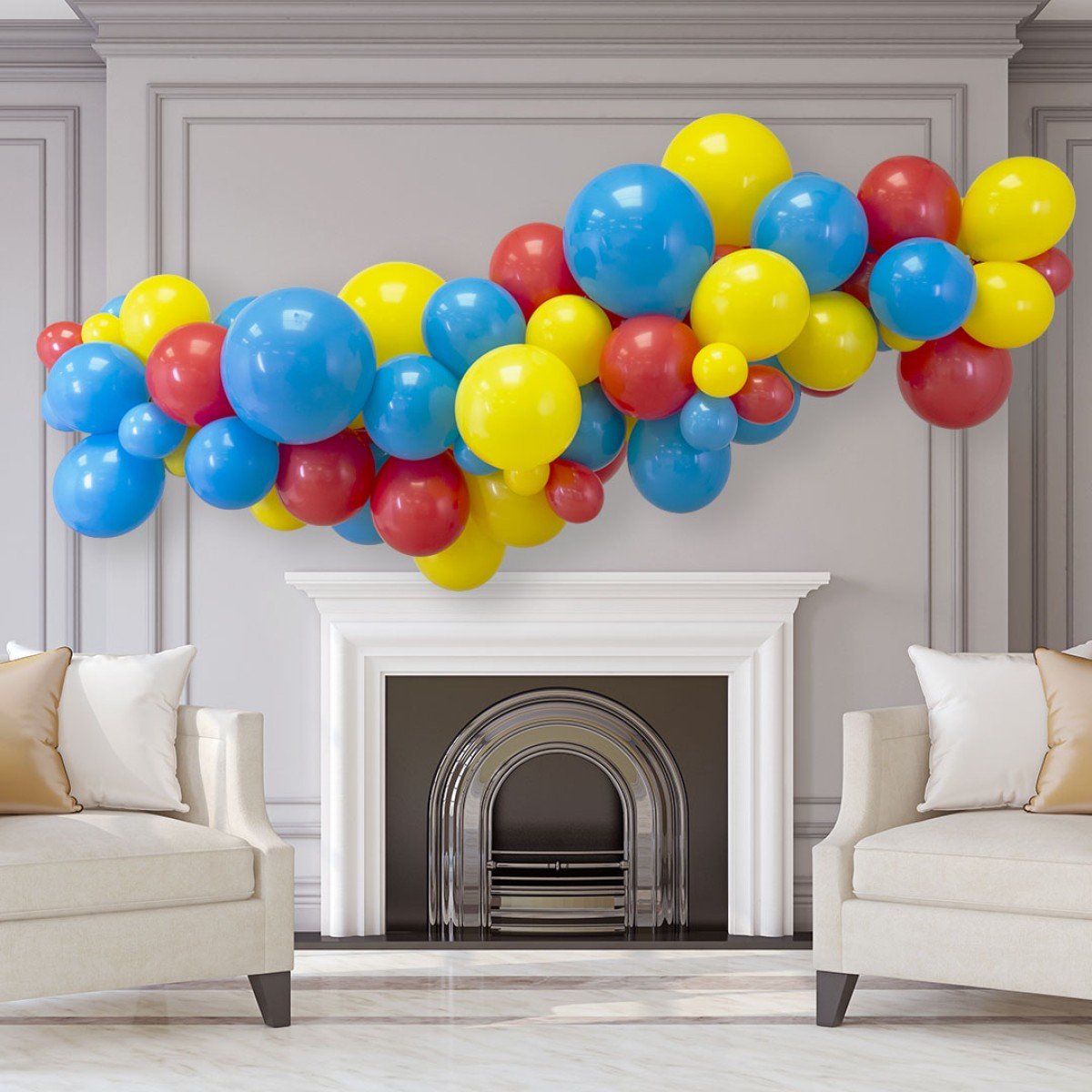 SuperHero 2m Latex Balloon Garland