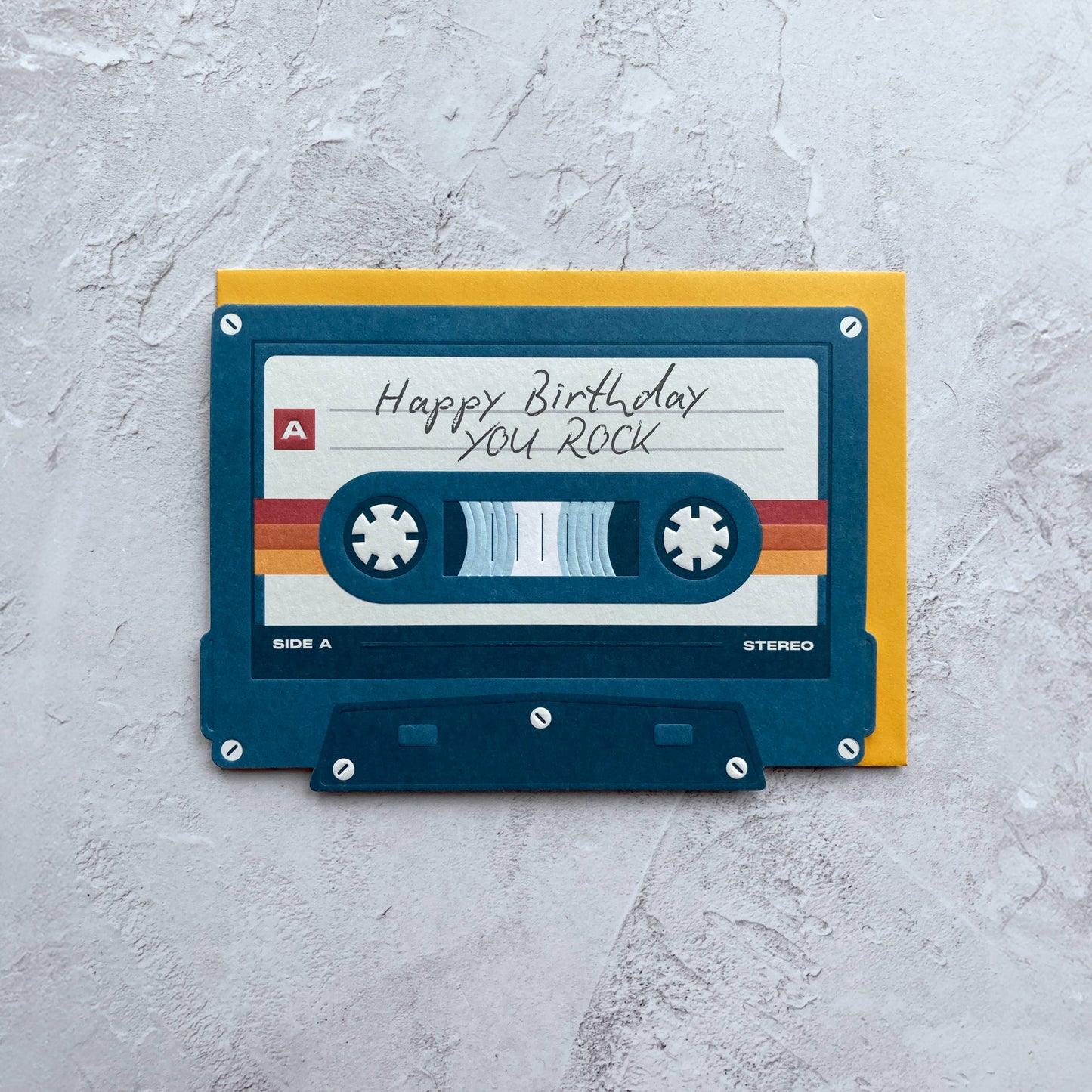 Happy Birthday Cassette Card