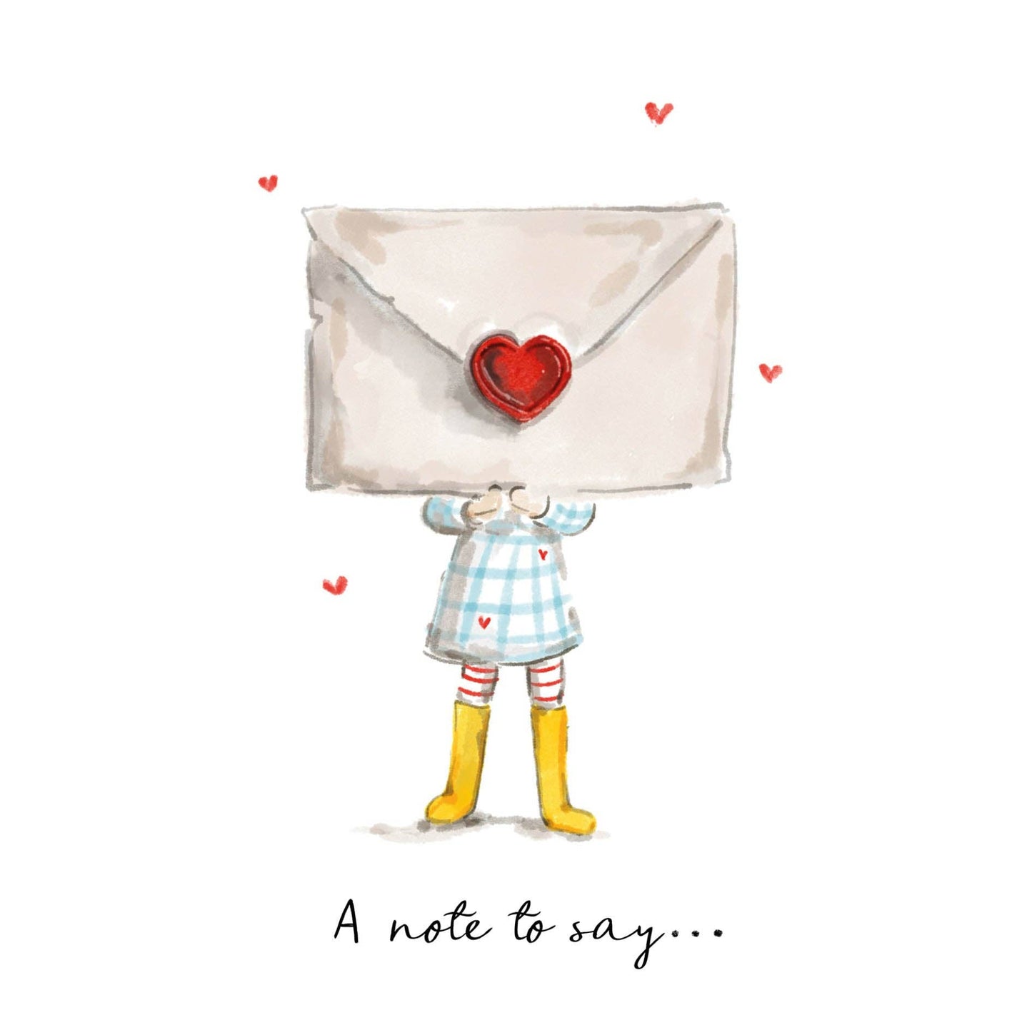 LUCY CLAIRE ILLUSTRATIONS BLANK CARD