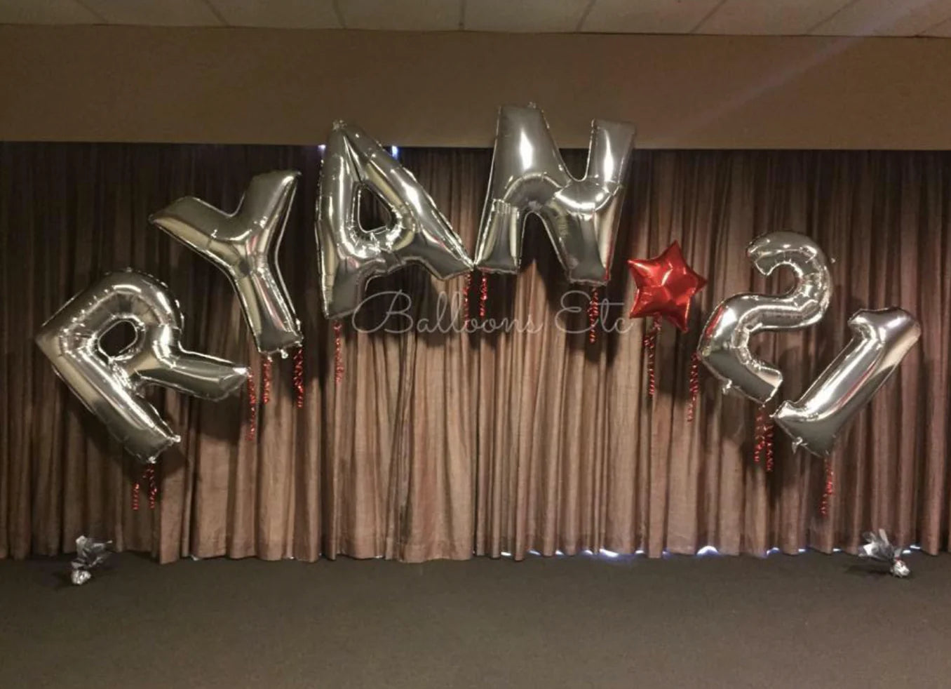 Make Your Own Latex Letter String Balloon Arch