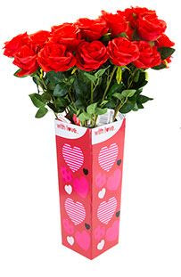 63CM ARTIFICIAL ROSE WITH HANGTAG