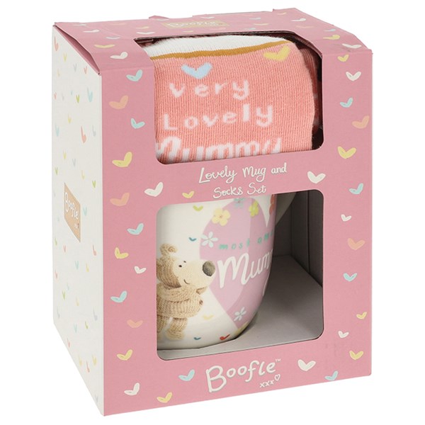 Boofle Female Mug & Sock Set Mummy