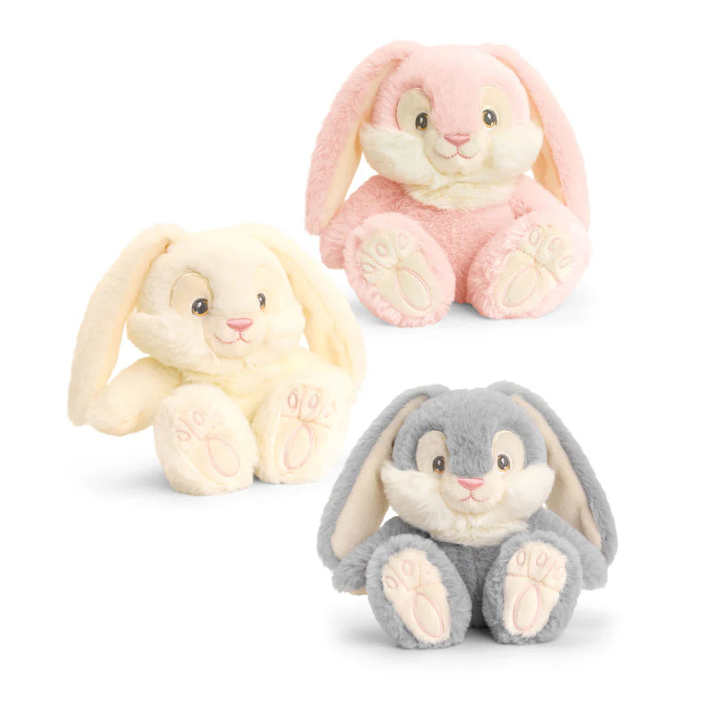 15cm Keeleco Patchfoot Rabbits 3 Asstd