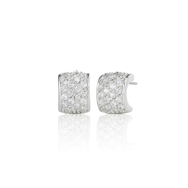 Pave Stud Earrings