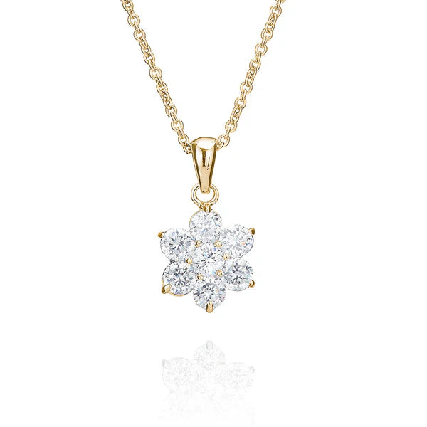 Gold Flower Pendant