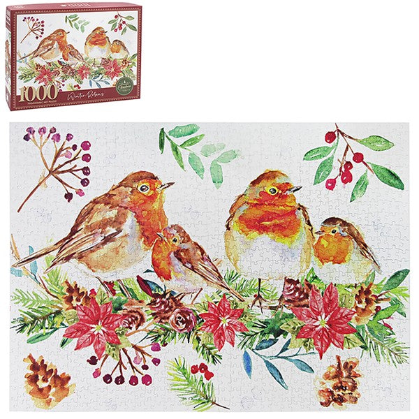 Xmas Wood 1000pc Jigsaw Macneil Robin